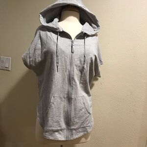 VICTORIA SPORT short sleeve hoodie Sz XS NWOT